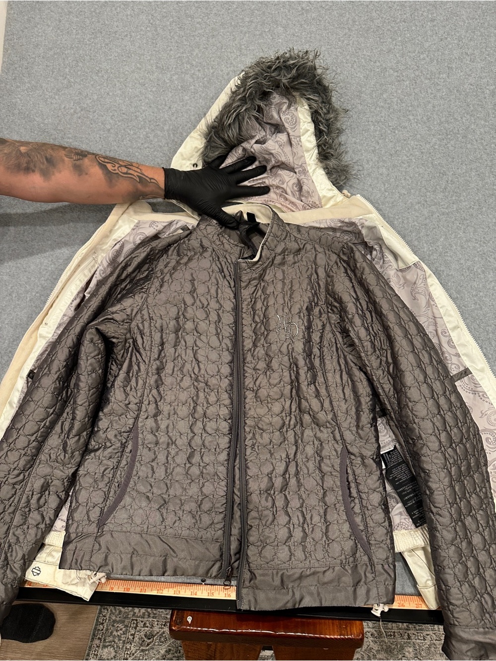 Harley-Davidson Women's Riding
Jacket w/ Removable Layers - Picture 4 of 14